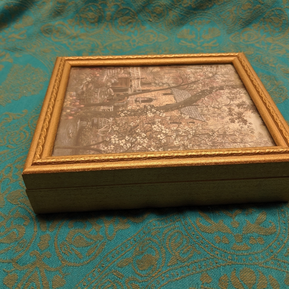 Jewelry box retro vintage